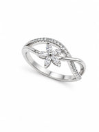 Anillo Flor zirconia