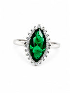 Anillo Esmeralda Oval
