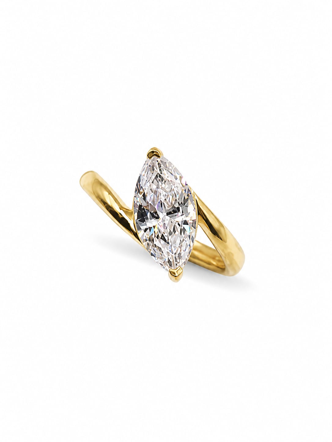 Anillo Solitario Marquise