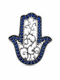 Anillo Mano de Fátima Azul