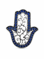 Anillo Mano de Fátima Azul