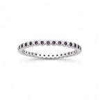 Anillo Churumbela Delicada Amatista