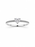 Anillo Corazón Brillante