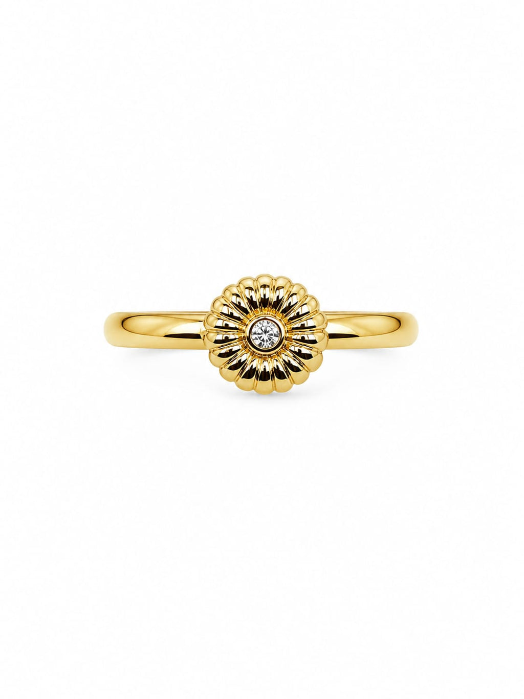 Anillo Flor Dorada
