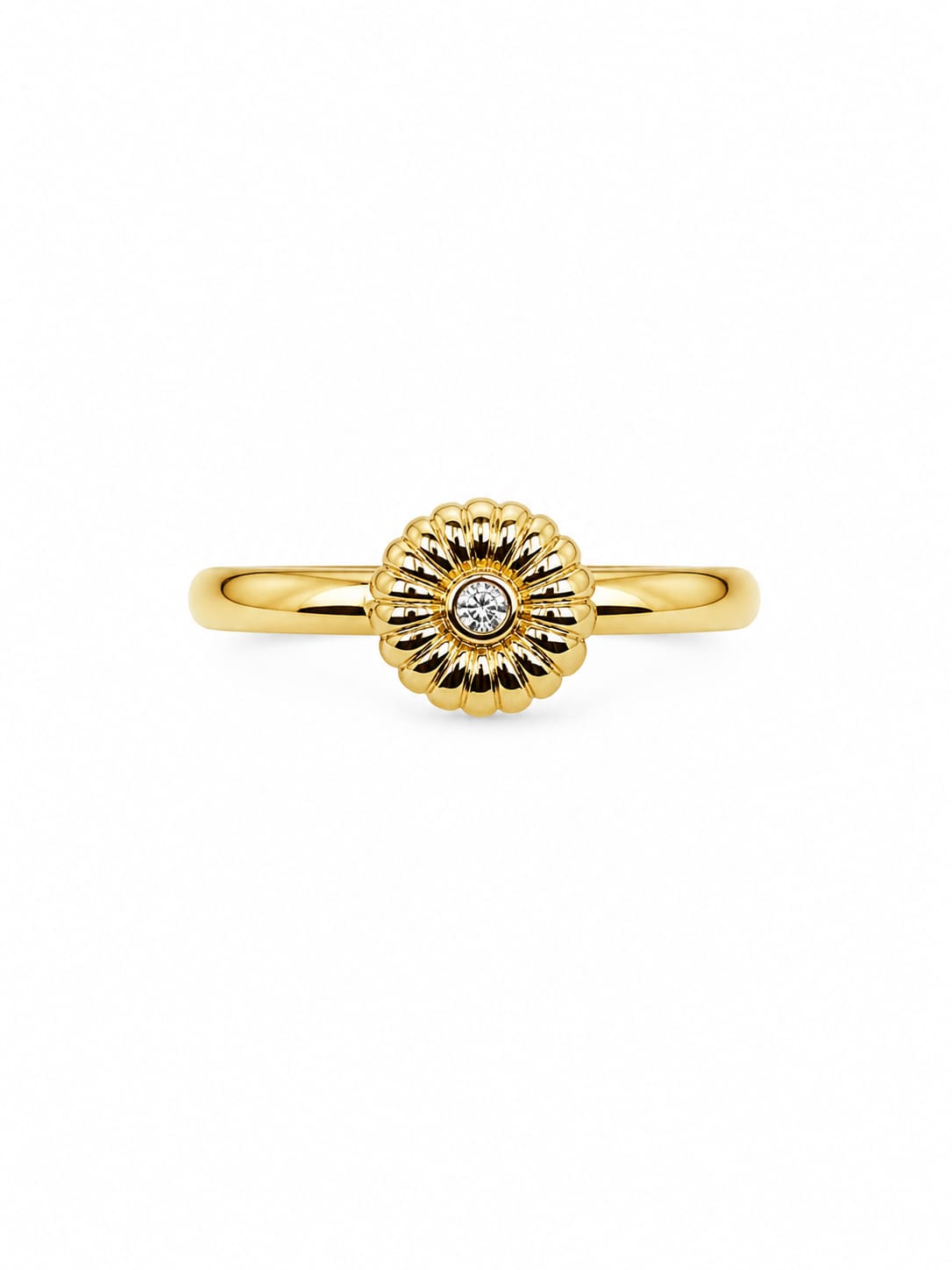 Anillo Flor Dorada