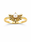 Anillo Perla Dorada