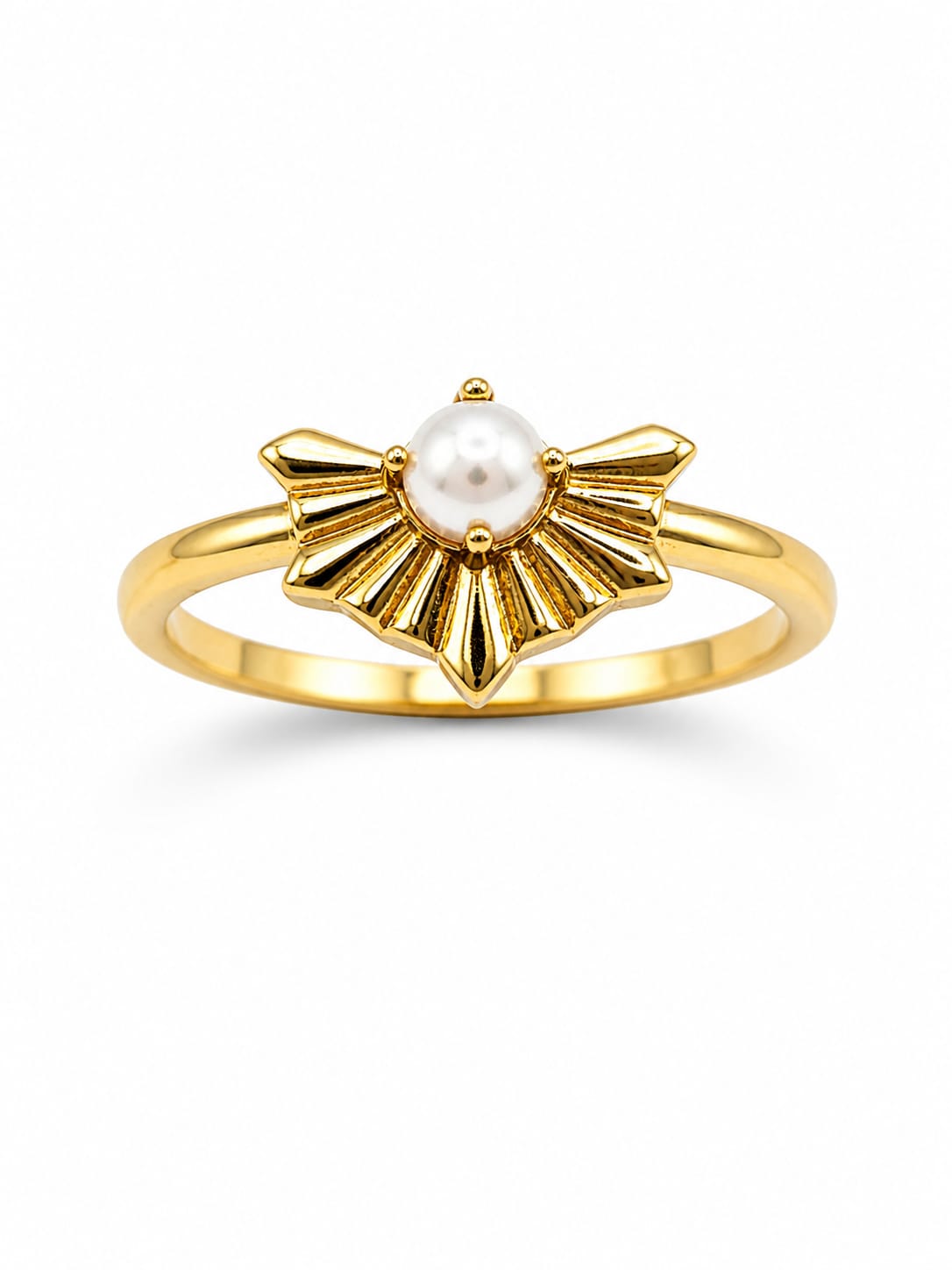 Anillo Perla Dorada