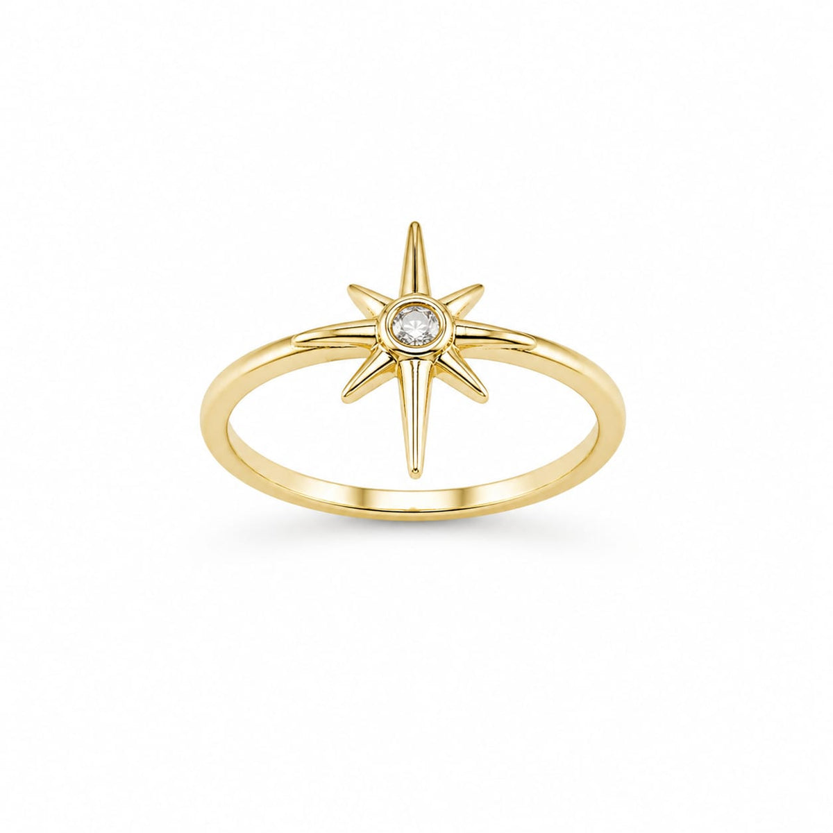 Anillo Estrella Brillante