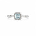 Anillo Cuadro Celeste