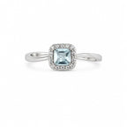 Anillo Cuadro Celeste