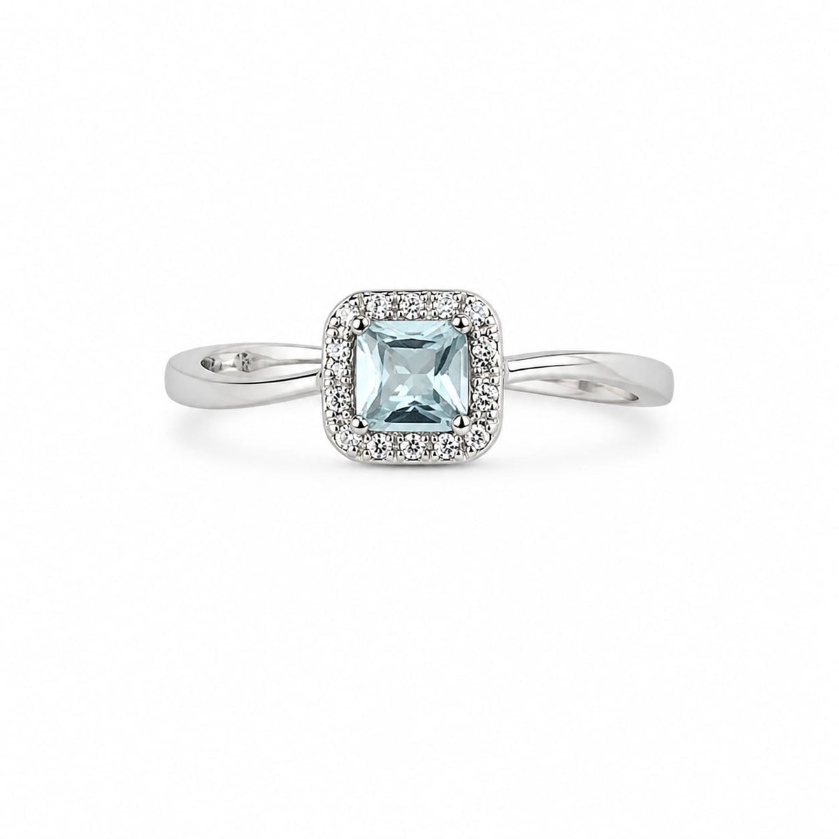 Anillo Cuadro Celeste