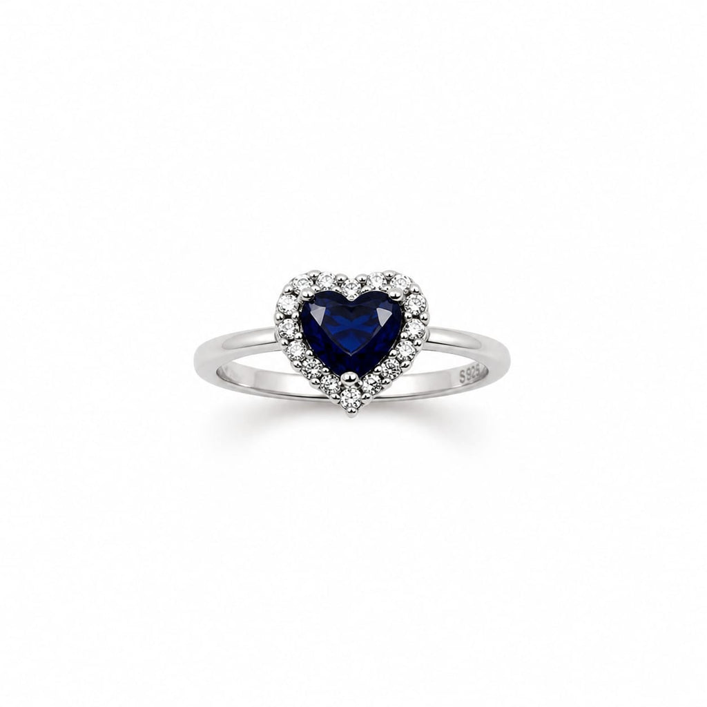 Anillo Corazón Azul