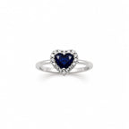 Anillo Corazón Azul