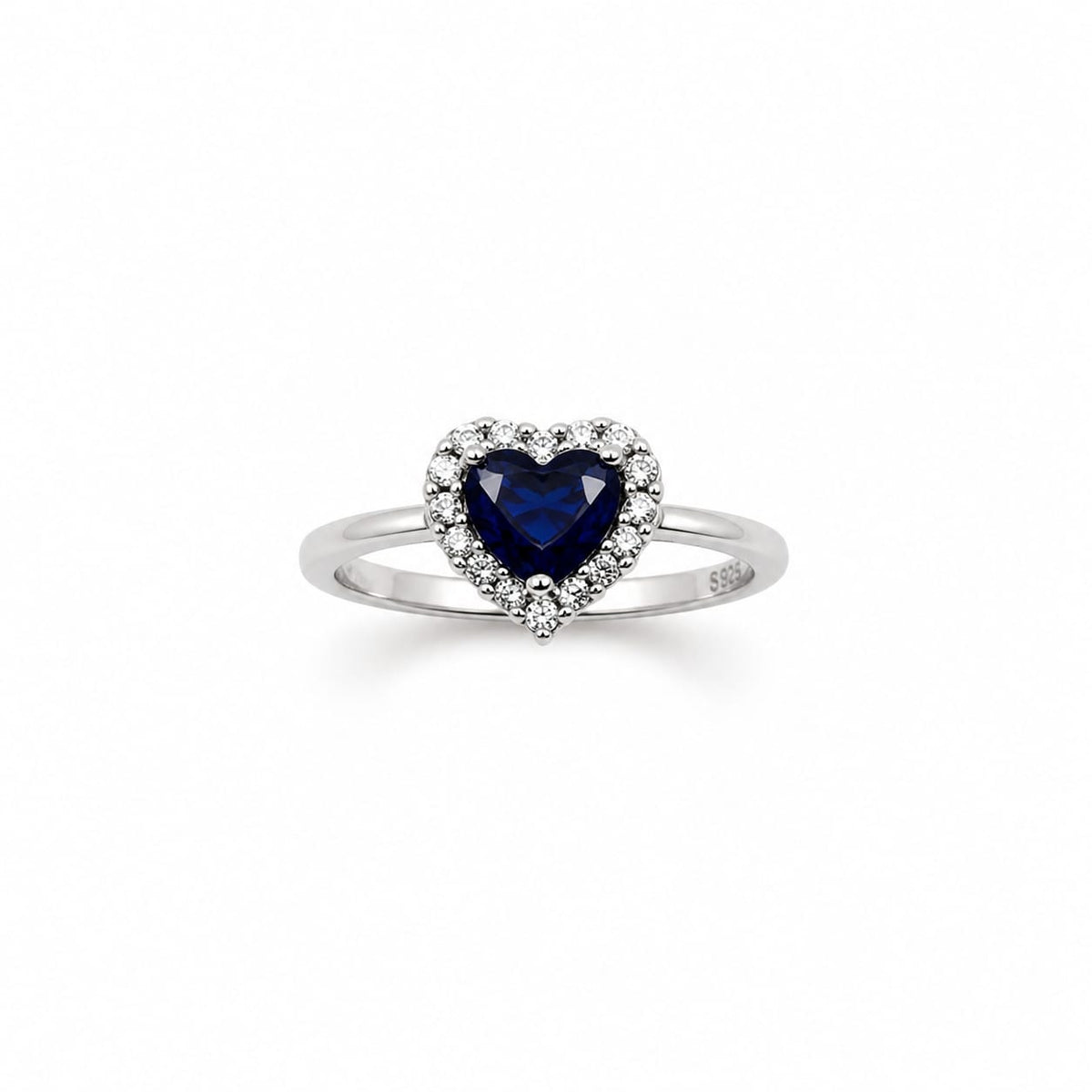 Anillo Corazón Azul