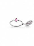 Anillo Solitario Rosa