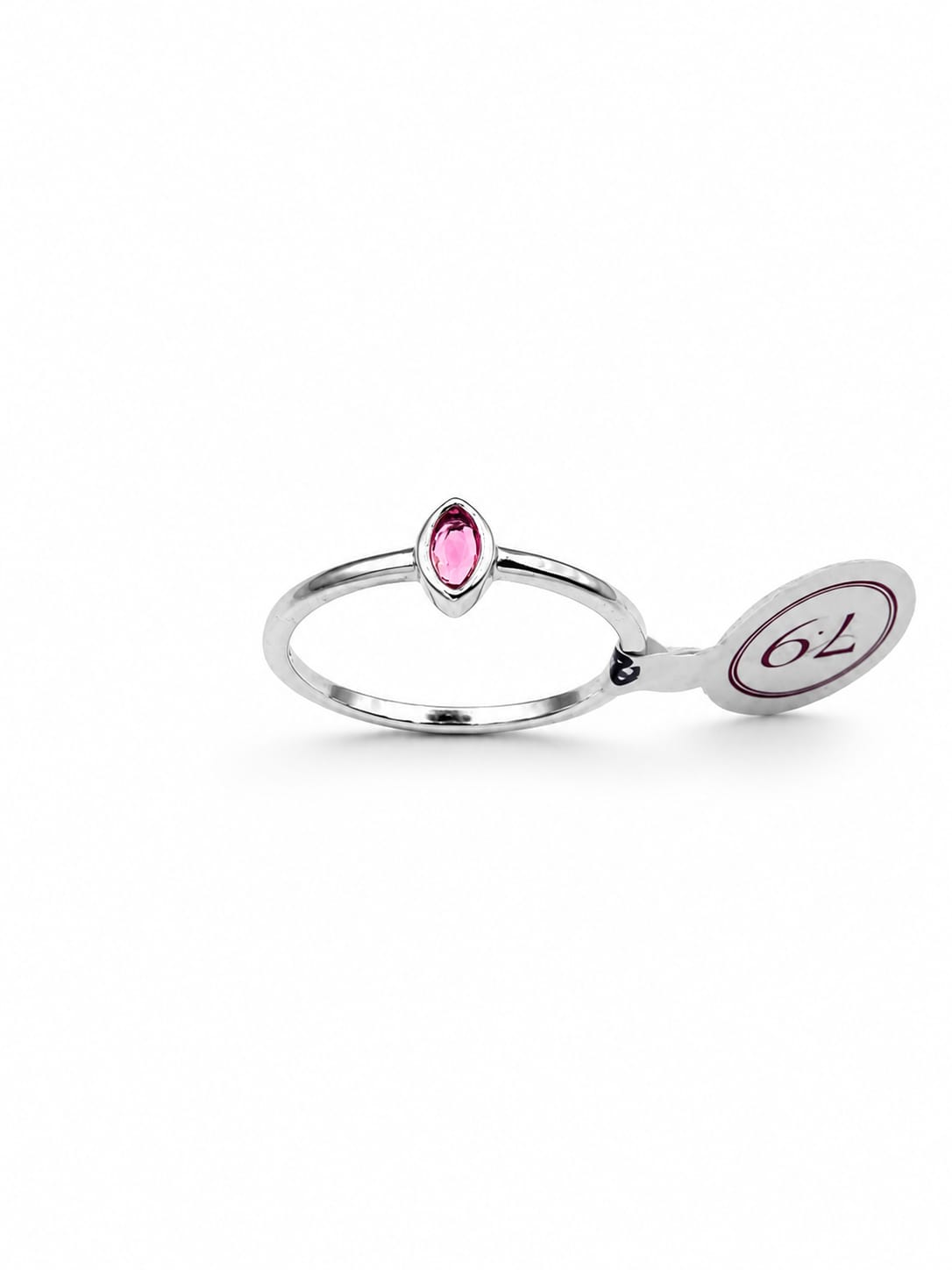 Anillo Solitario Rosa