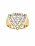 Anillo Triángulo Brillante