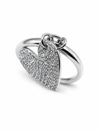 Anillo Corazones Colgantes