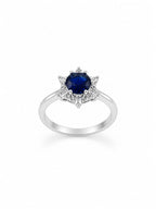 Anillo Halo Azul