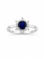 Anillo Halo Azul