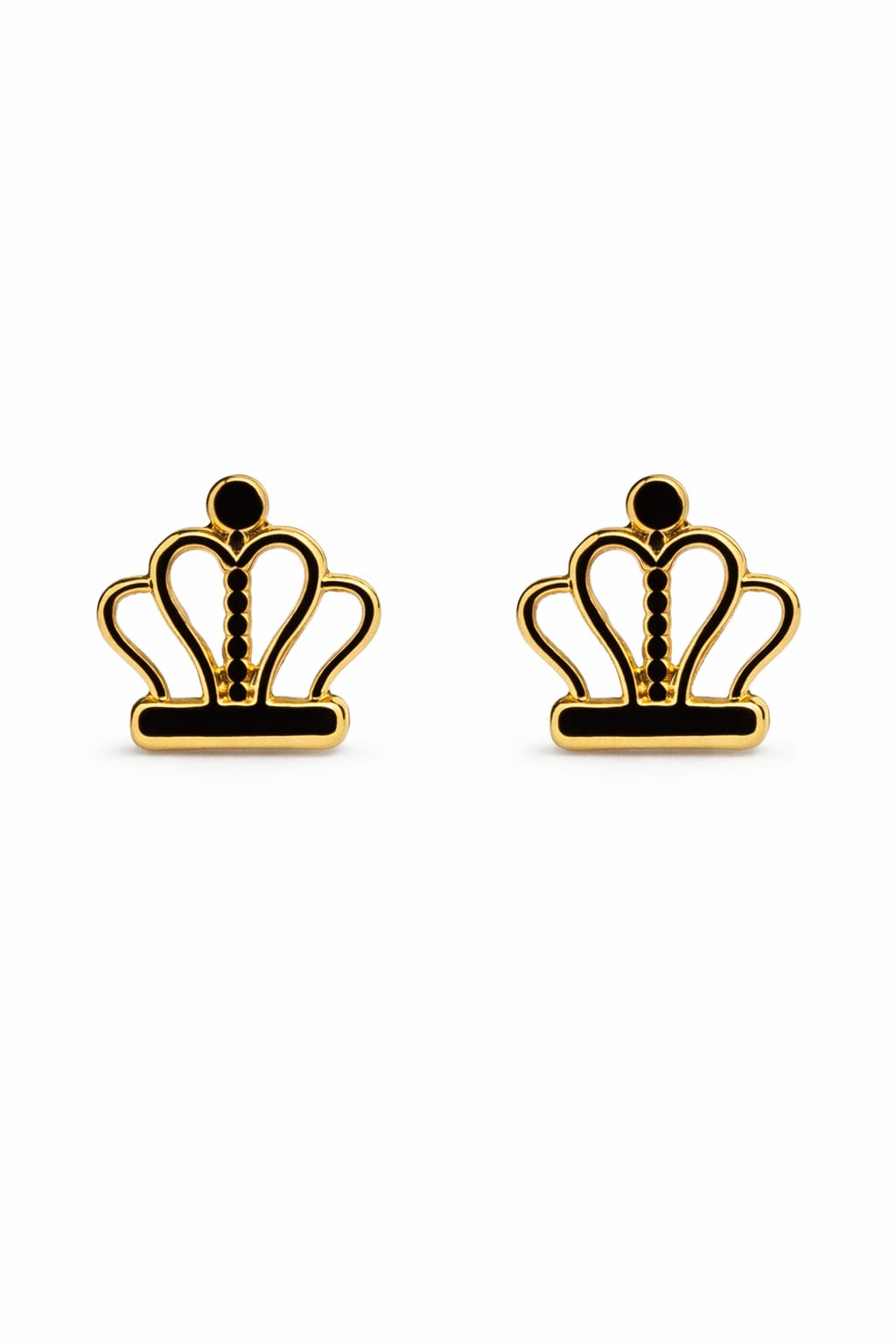 Broquel Coronas Oro 10k