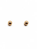 Broquel Dormilonas Oro Rosa 10k 2mm