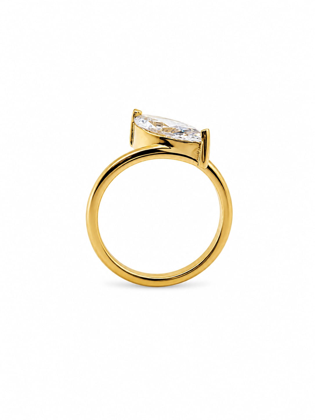Anillo Solitario Marquise