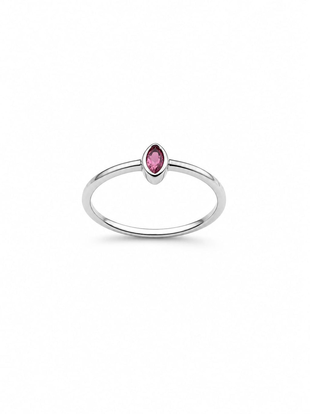 Anillo Solitario Rosa