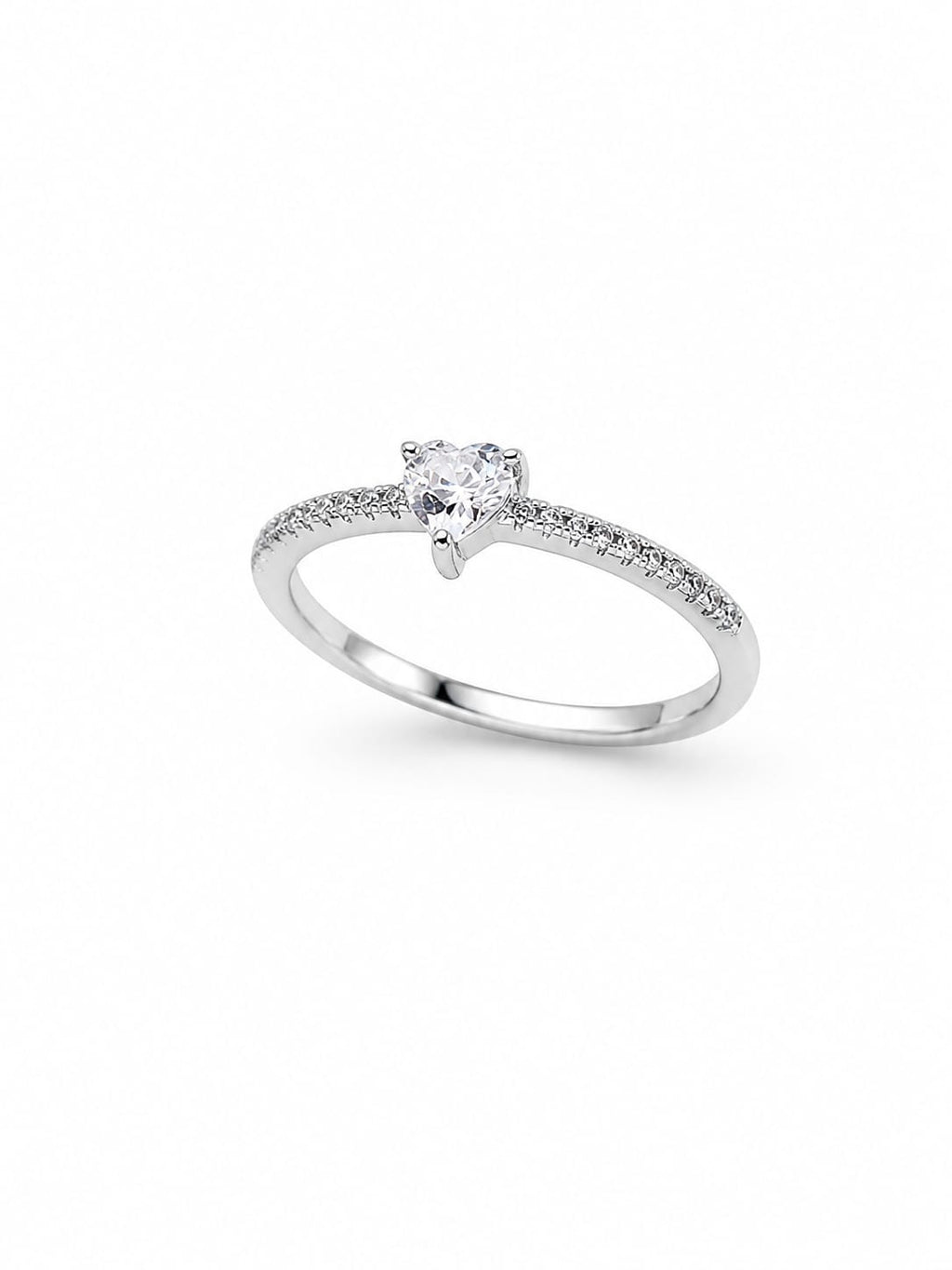 Anillo Corazón Brillante