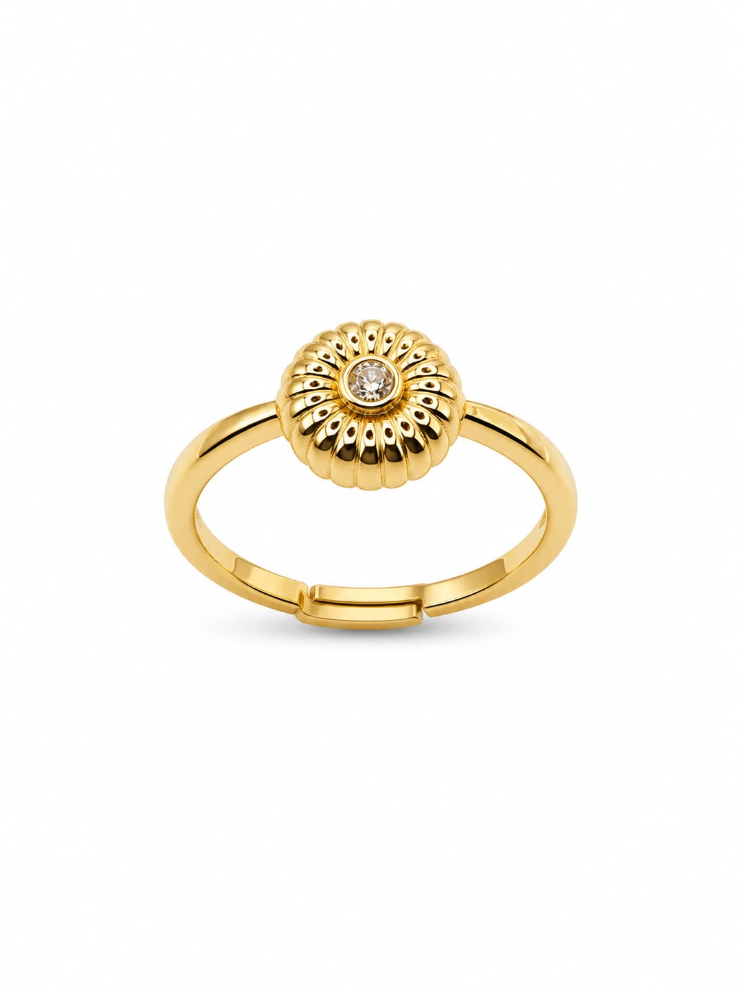 Anillo Flor Dorada