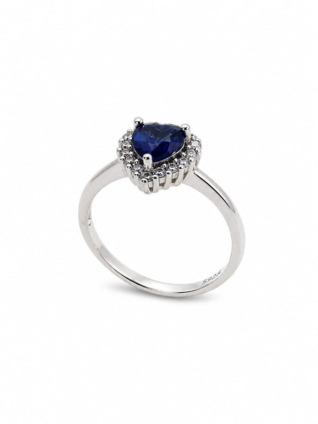 Anillo Corazón Azul