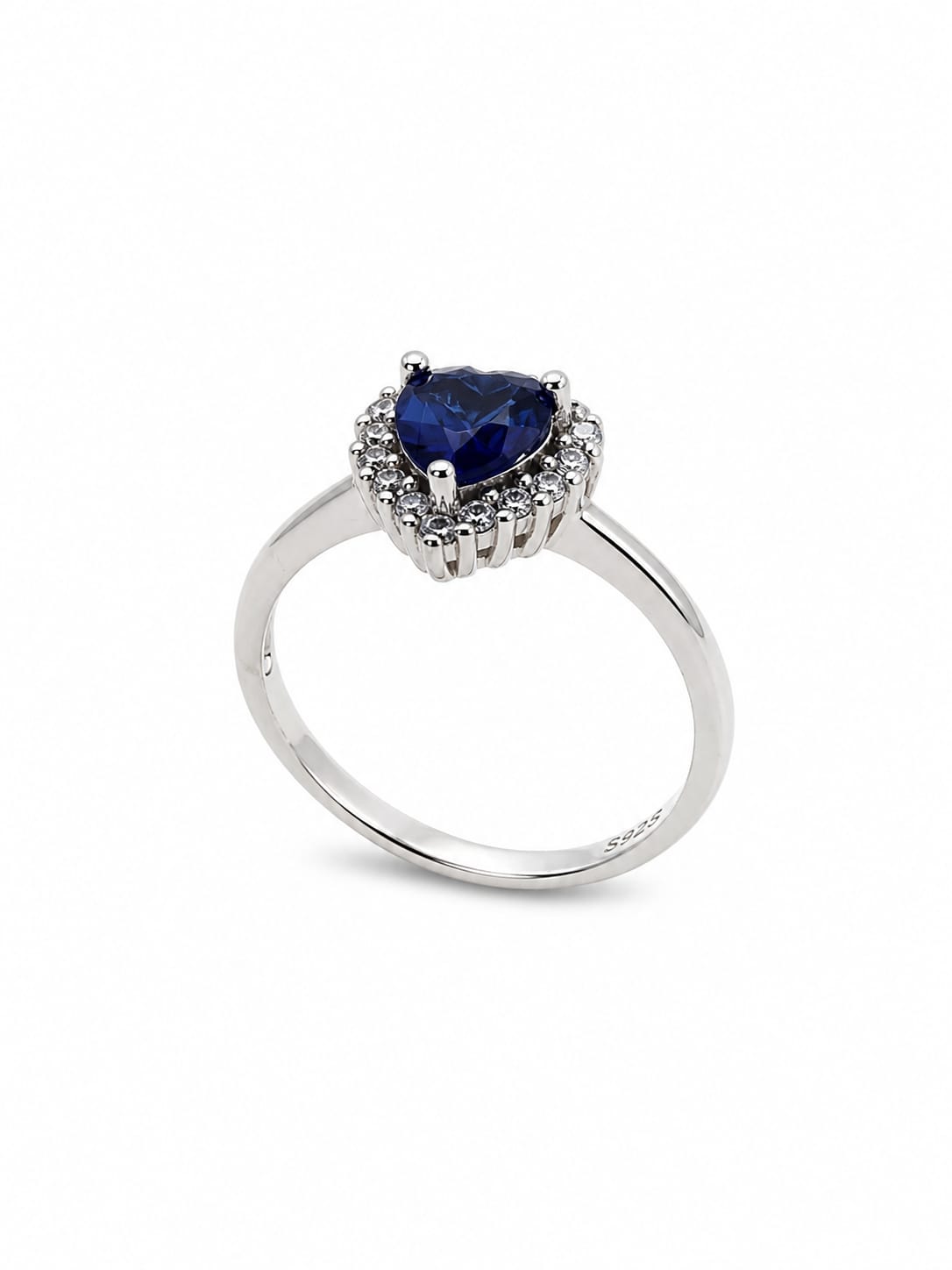 Anillo Corazón Azul
