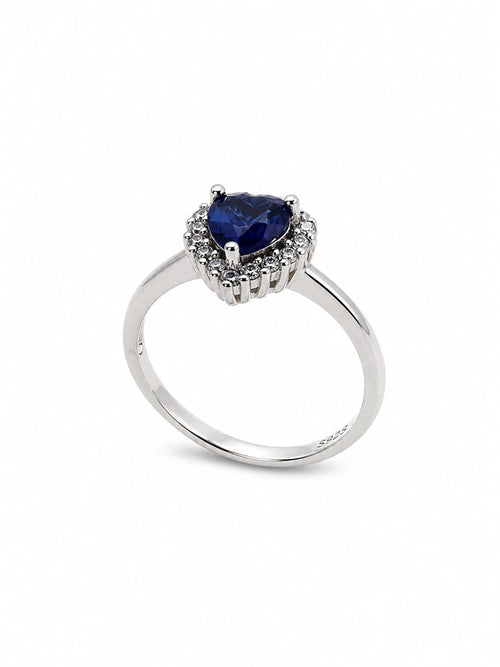 Anillo Corazón Azul