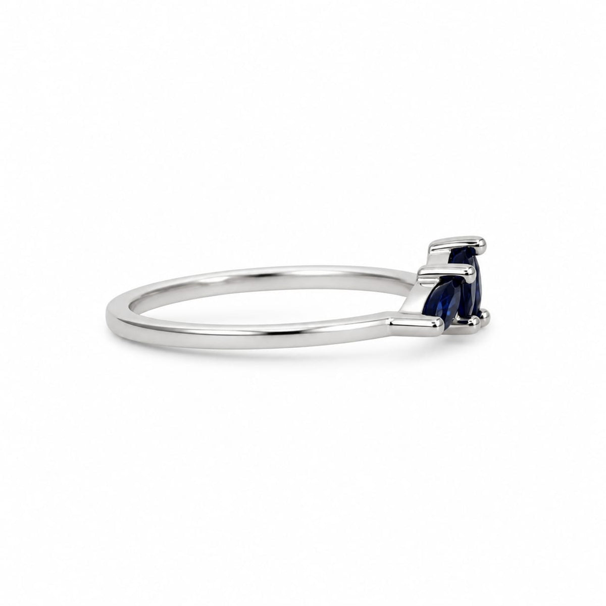 Anillo Azul Marquise