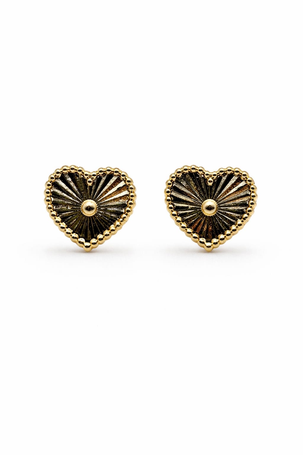 Broquel Corazón Oro 10k