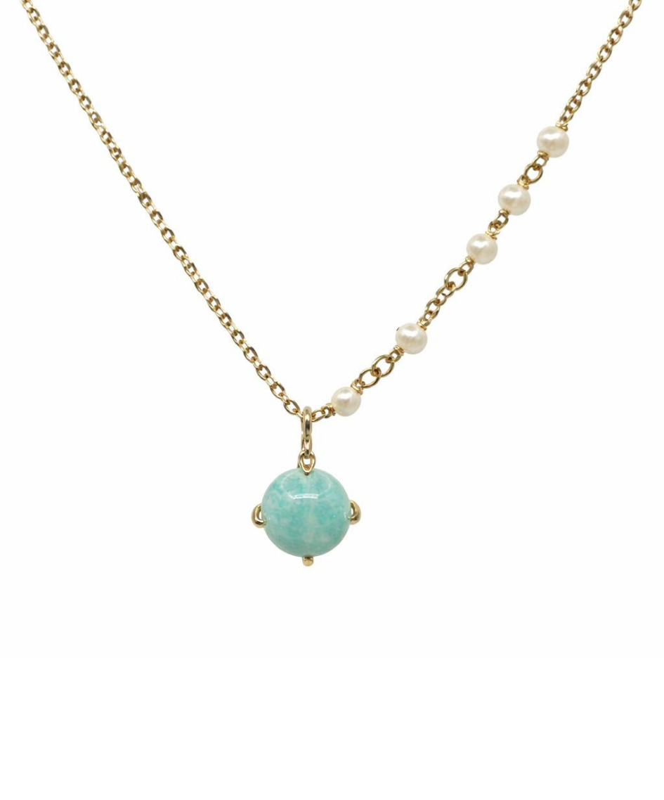 Collar Amazonita