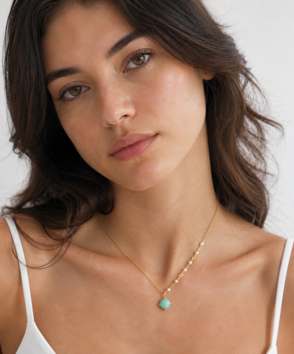 Collar Amazonita